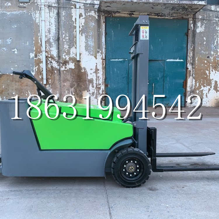 隆尧县小型电动叉车1吨2吨步行站驾式电瓶堆高充电装卸车液压升降车铲车